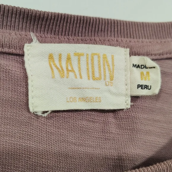 Nation LTD $225 Sissy Sun Dress "Hopeless Romantic" 100 % Cotton Women's Medium - Picture 5 of 7